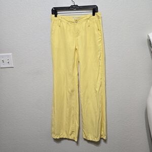 Forme Yellow Wide Leg Jeans Size L